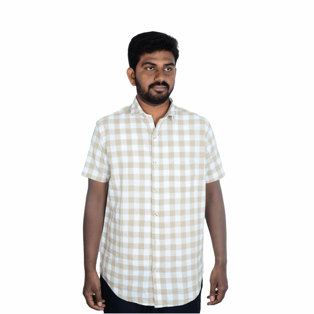 Multi Color Stripes Regular Fit(Half Sleeves) Cotton Shirt – eSiddhi