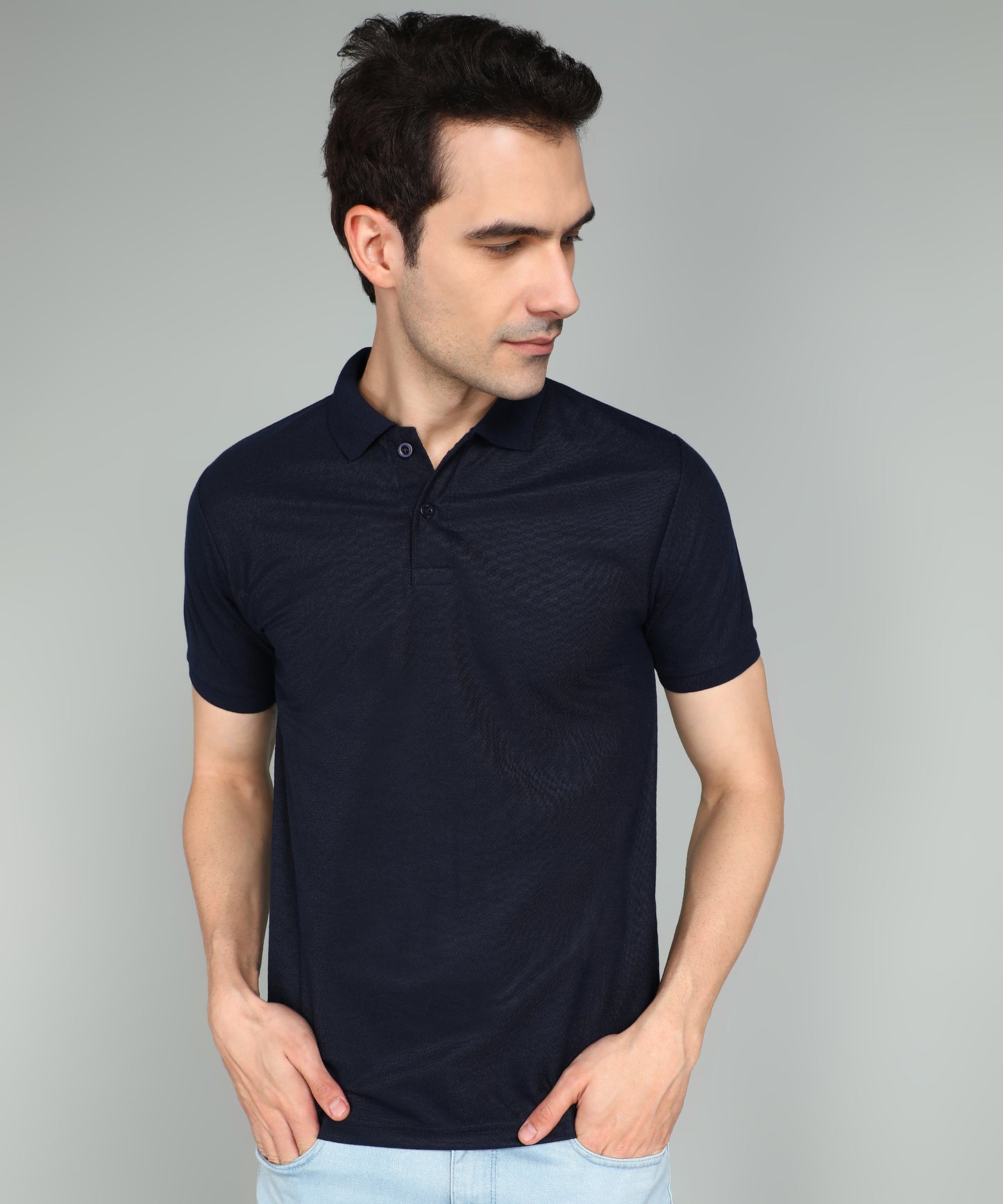 eSiddhi Classic Black Howl Polo T-Shirt