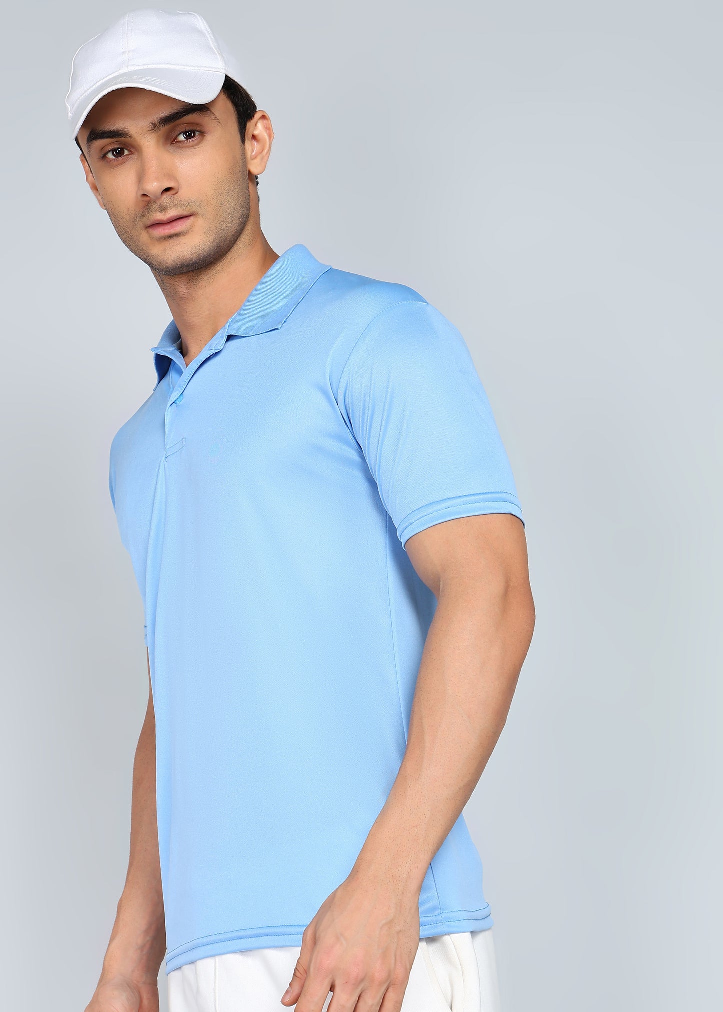 eSiddhi Basic Firozi Polo T-Shirt