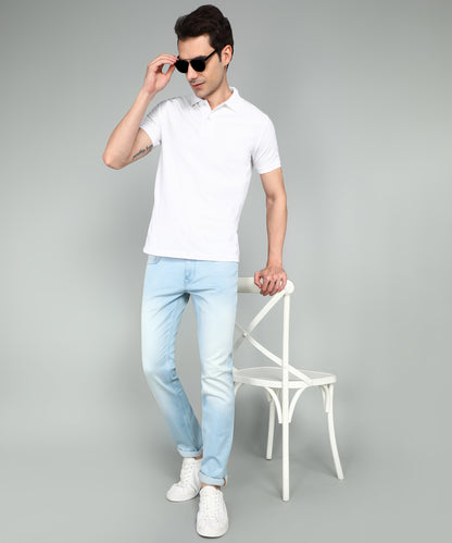 eSiddhi Classic White Polo T-Shirt