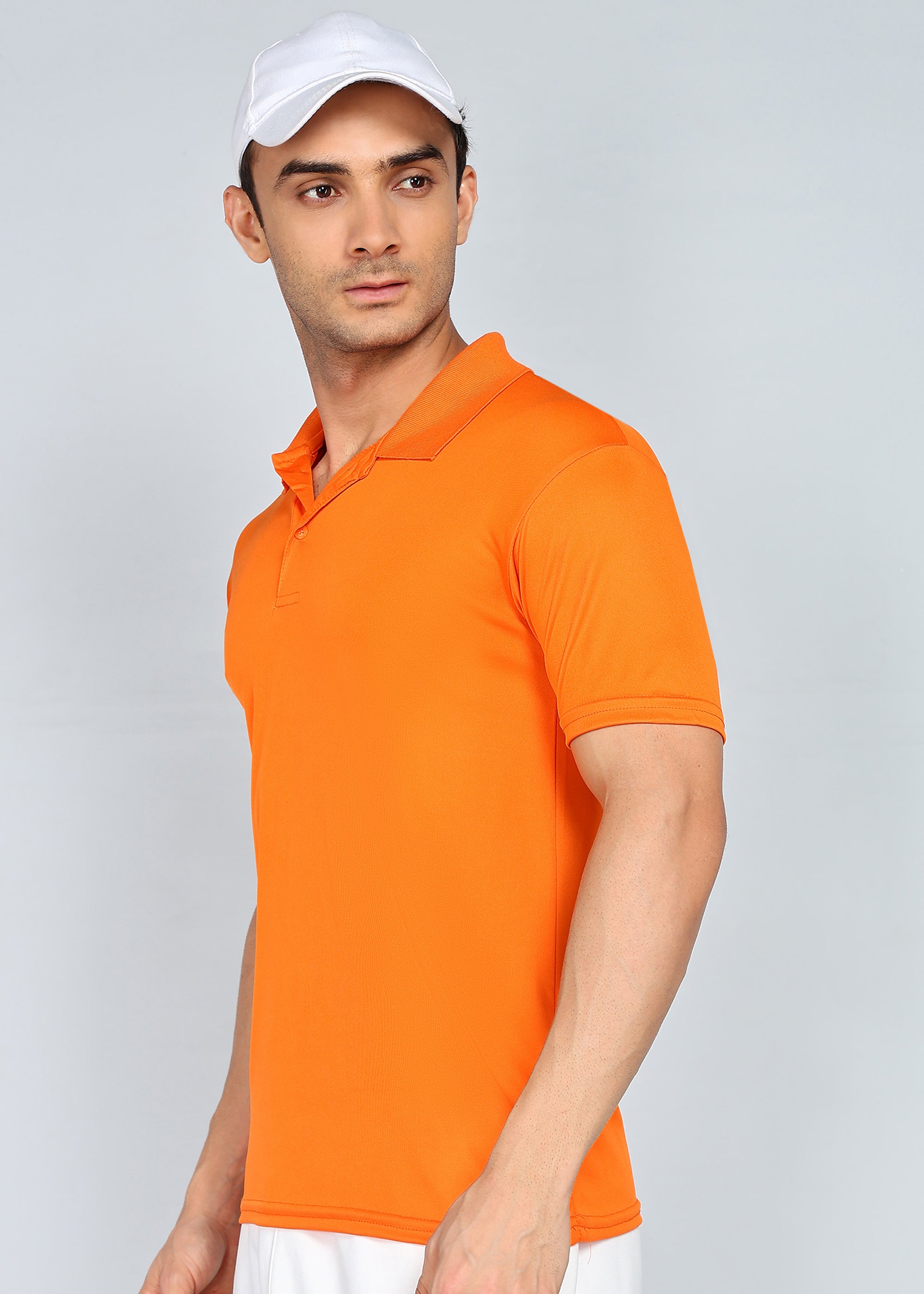 eSiddhi Basic Orange Polo T Shirt