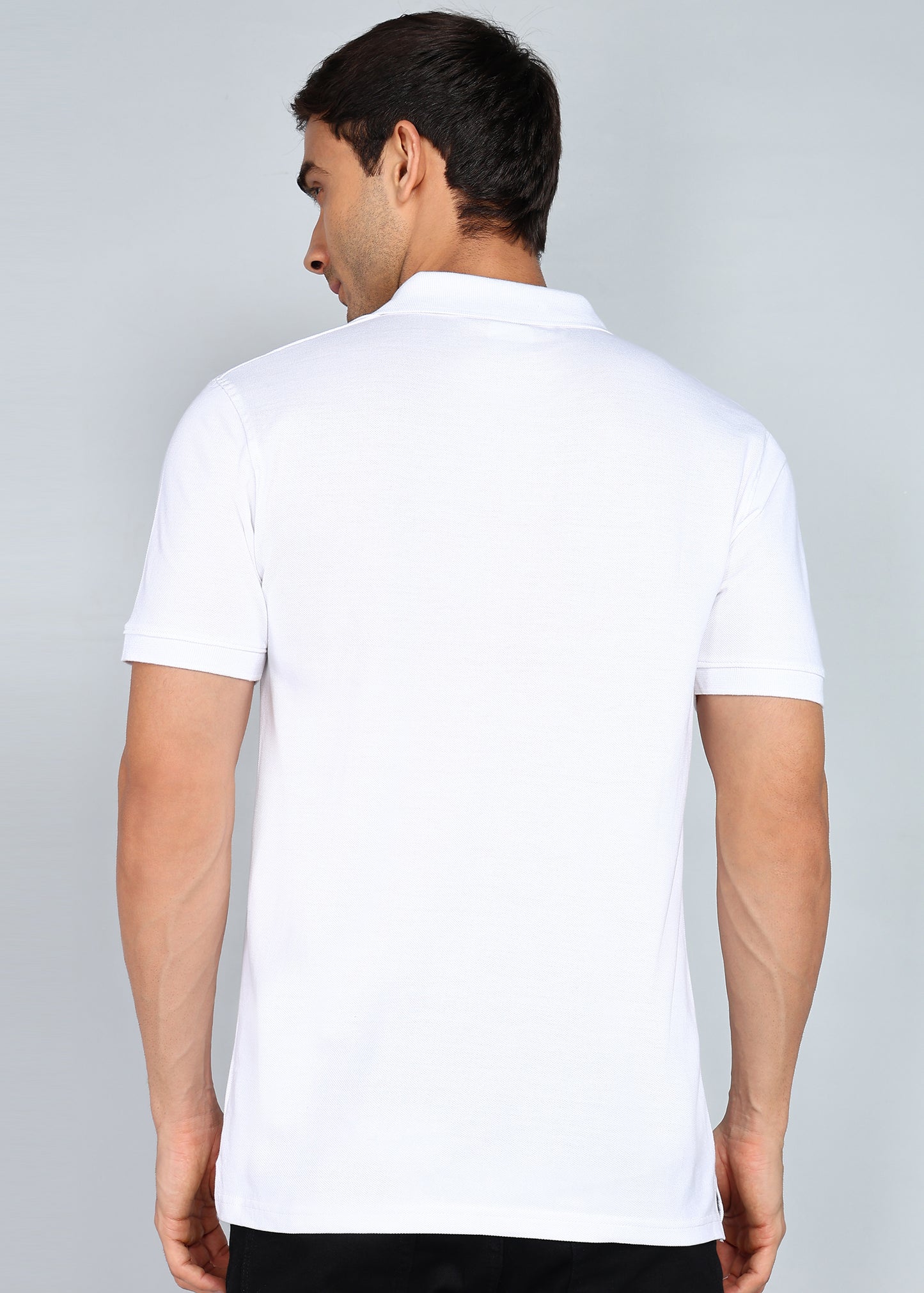 eSiddhi Premium White Polo T-Shirt