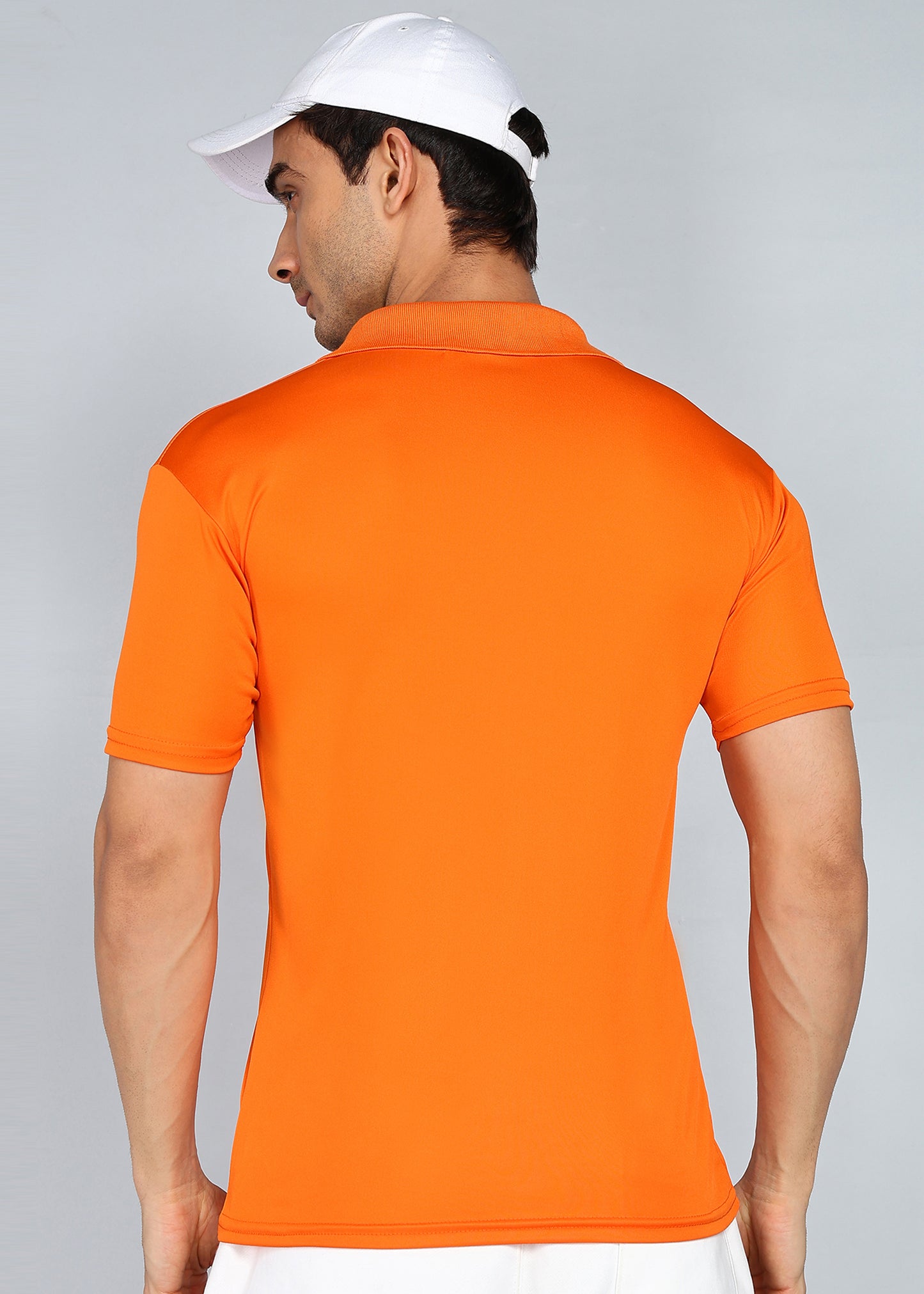 eSiddhi Basic Orange Polo T-Shirt