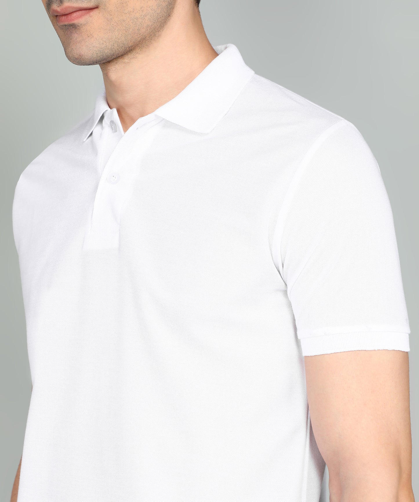 eSiddhi Classic White Polo T-Shirt