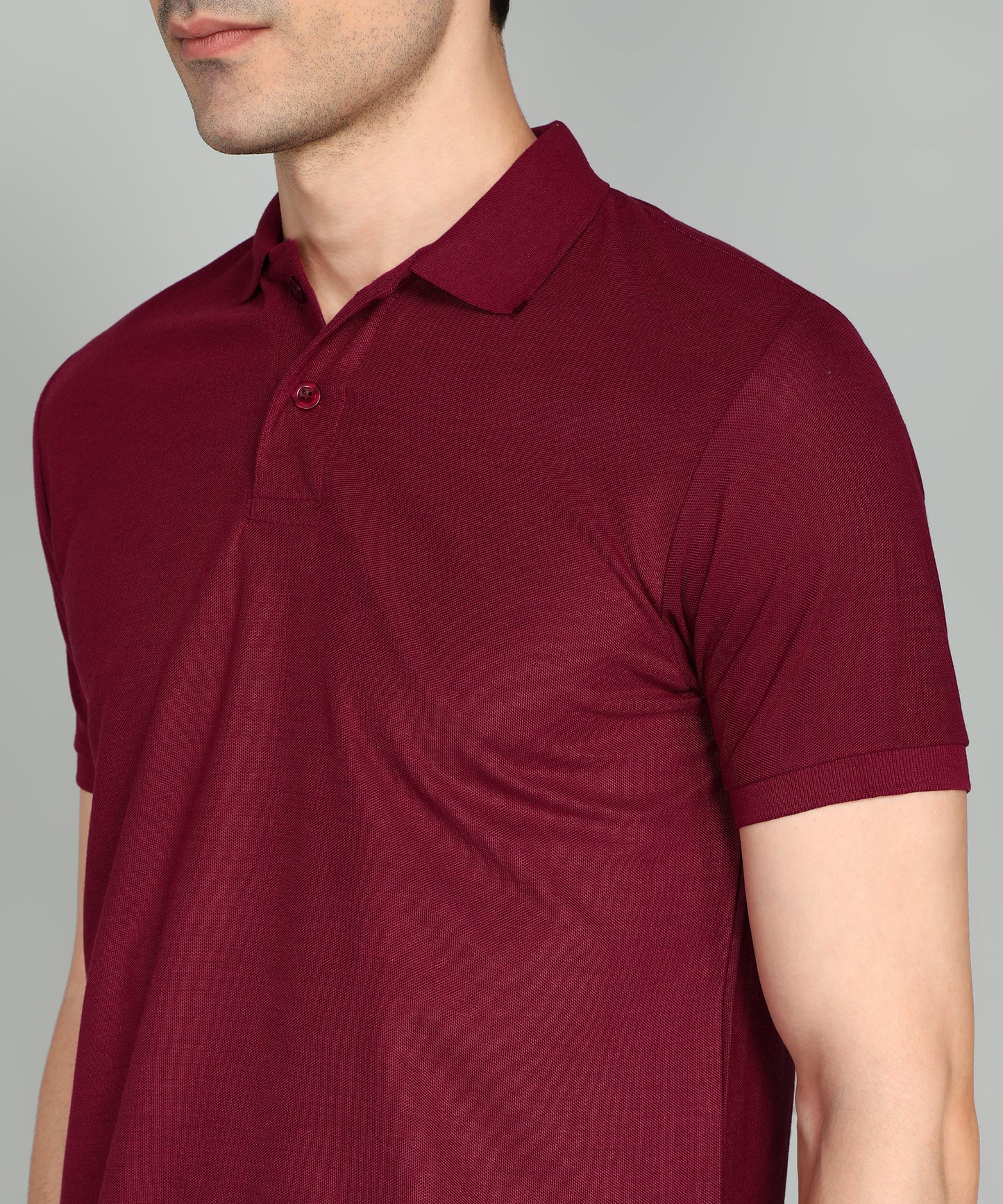 eSiddhi Classic Maroon Polo T-Shirt