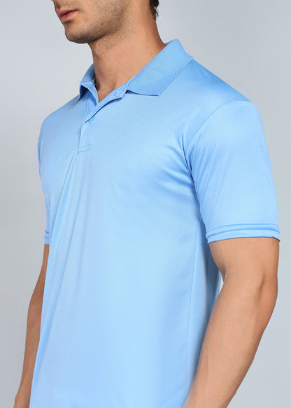 eSiddhi Basic Firozi Polo T-Shirt