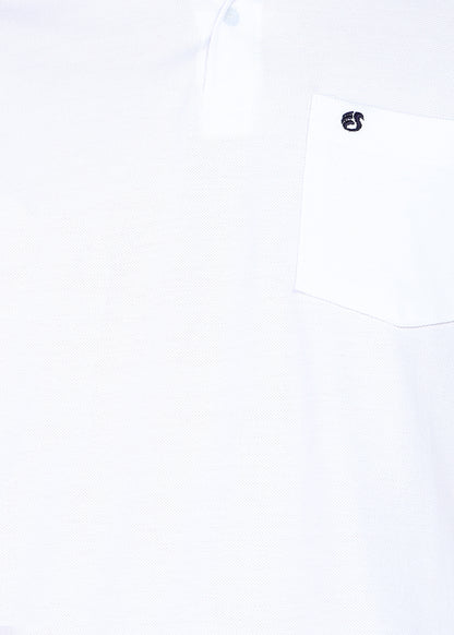 eSiddhi Premium White Polo T-Shirt