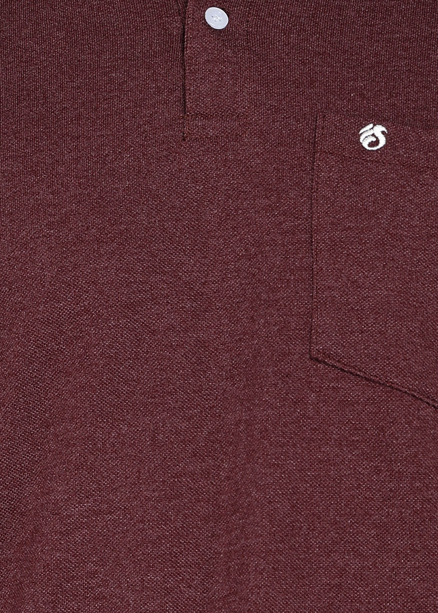 eSiddhi Premium Maroon Melange Polo T-Shirt