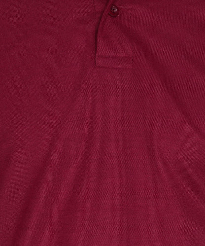 eSiddhi Classic Maroon Polo T-Shirt