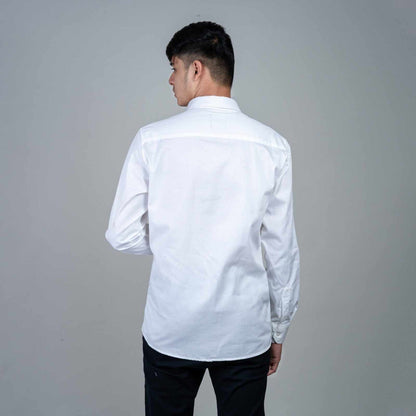 Cotton Regular Full Shirt - Classic White